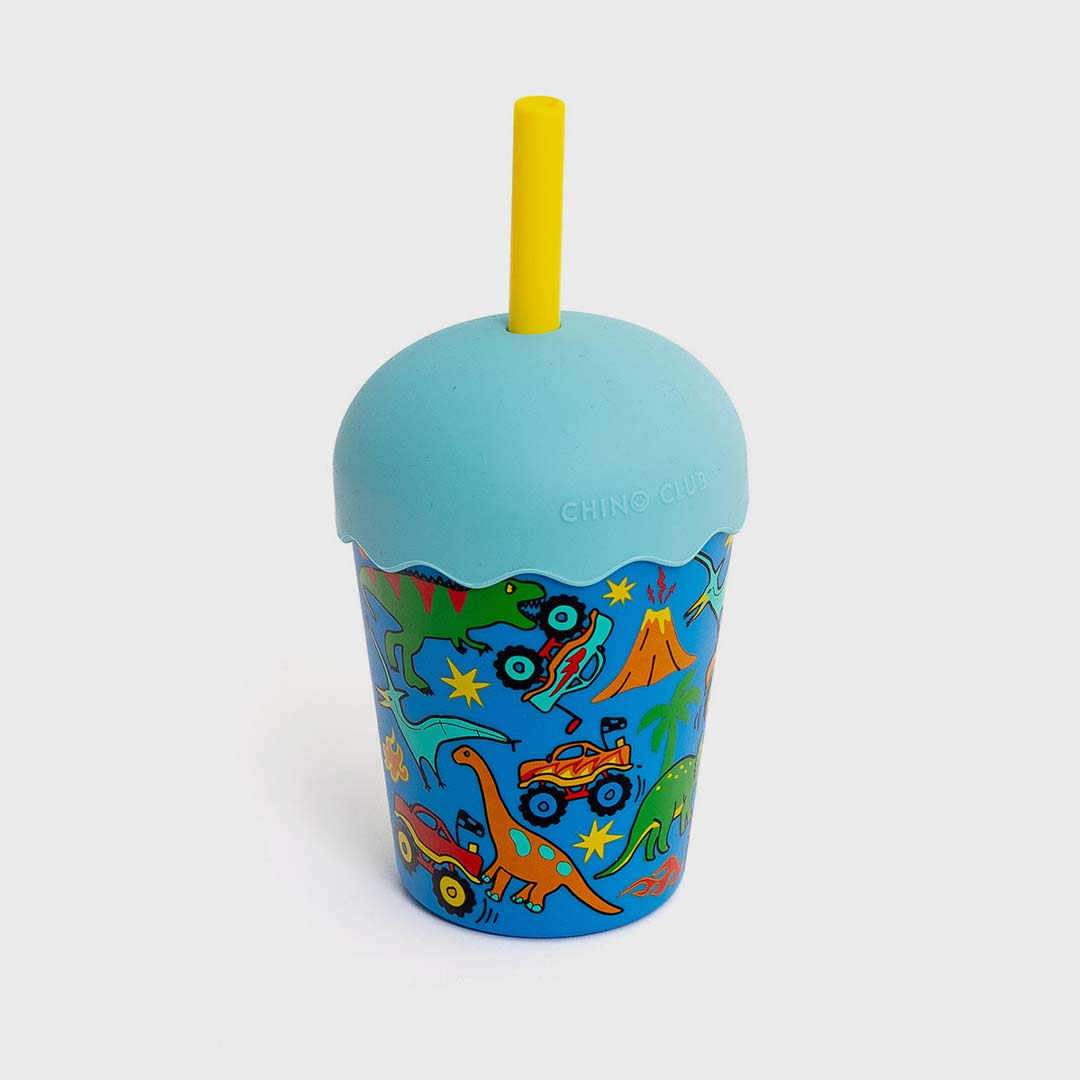 Dinotrucks Mini Smoothie Cup & Straw | 200ml