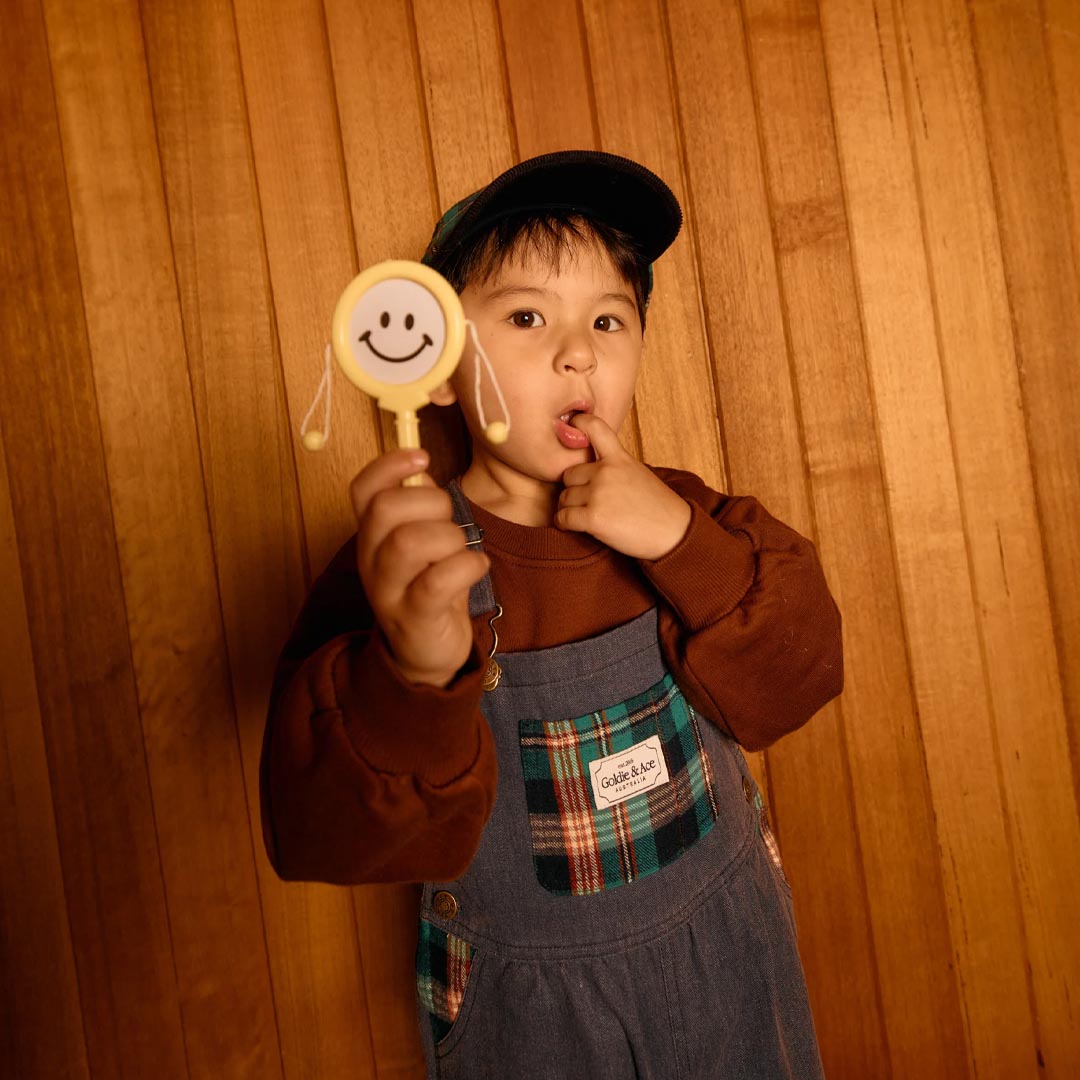 Comfy Embroidered Sweater | Chestnut