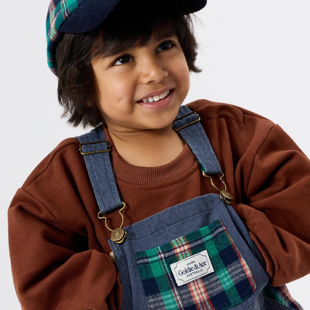 Comfy Embroidered Sweater | Chestnut