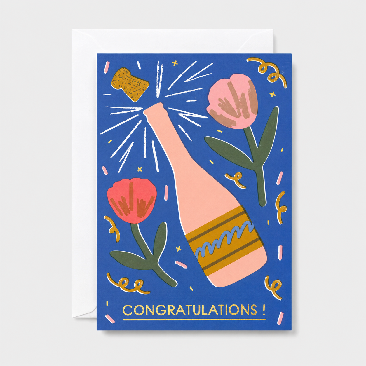 Congrats Card | ‘Champagne Pop’