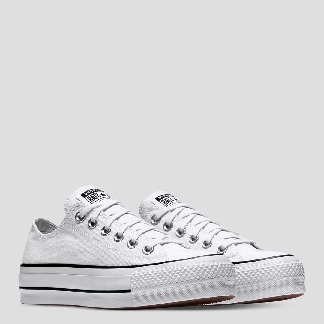 ALL STAR LIFT CANVAS LOW | WHITE