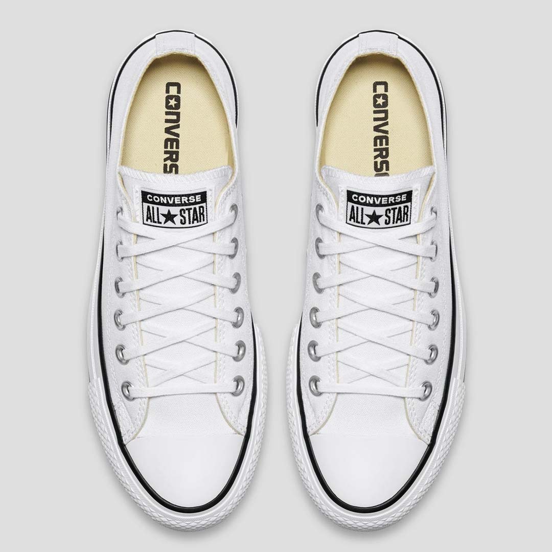 ALL STAR LIFT CANVAS LOW | WHITE