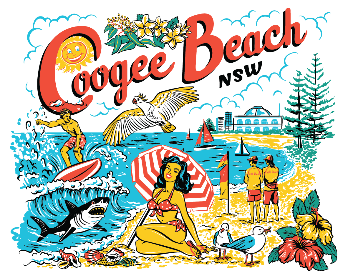 Coogee Beach Sticker