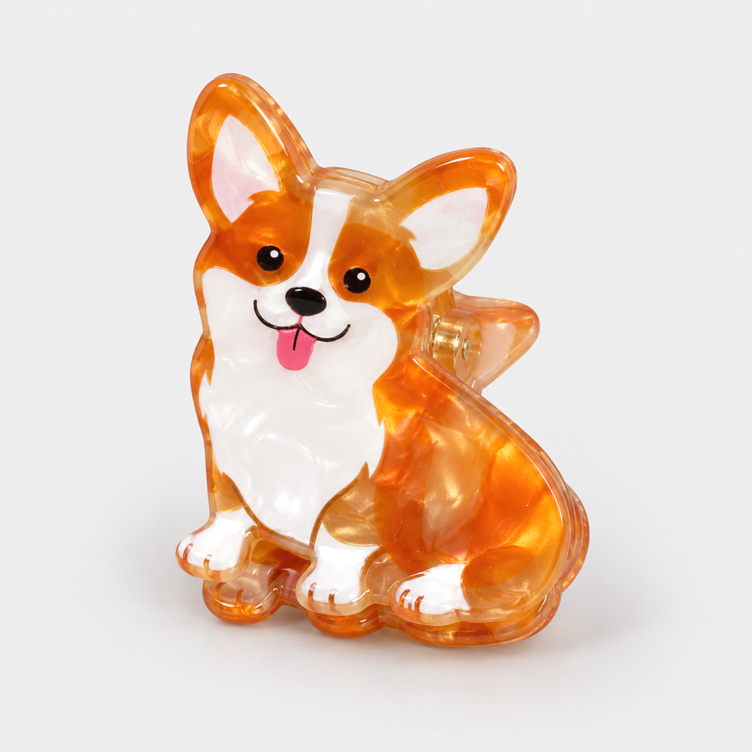 Corgi Hair Clip – alternate angle