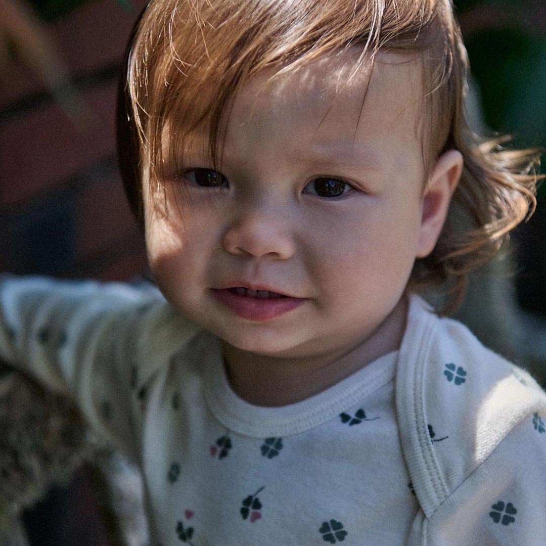 Cotton Bodysuit | Lucky Print