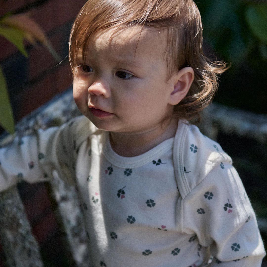 Cotton Bodysuit | Lucky Print