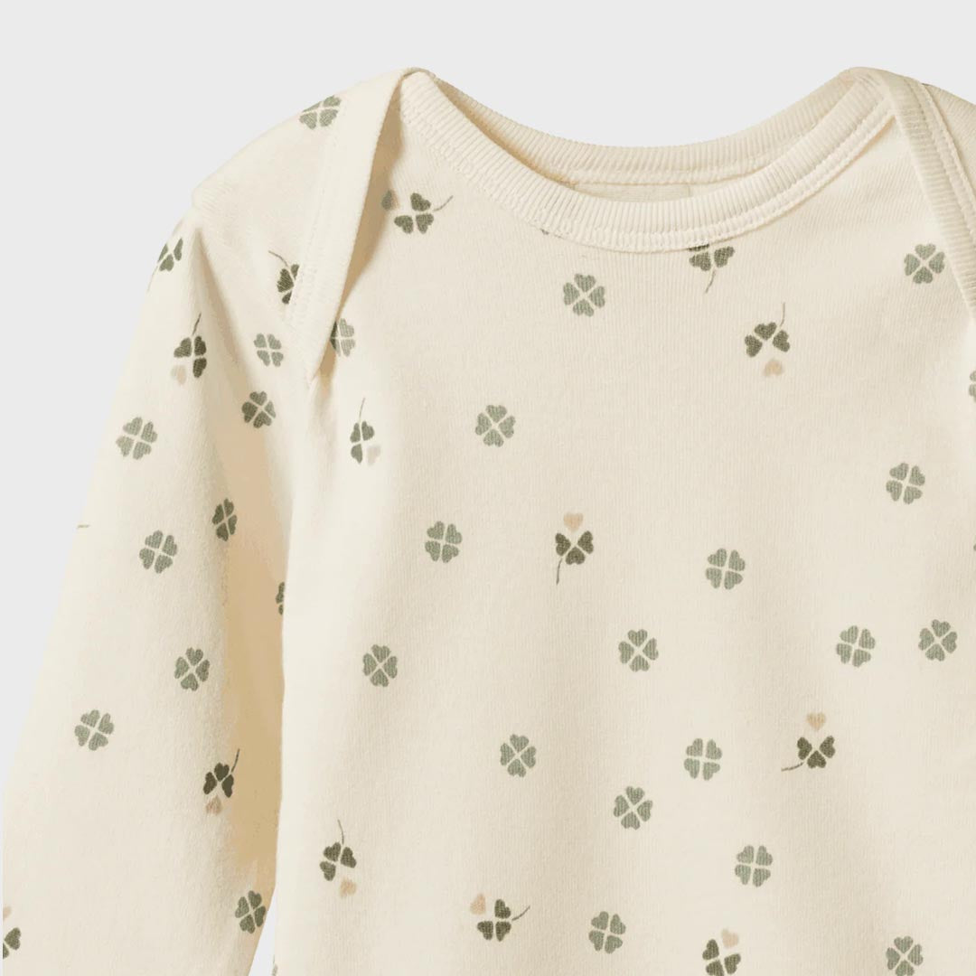 Cotton Bodysuit | Lucky Print