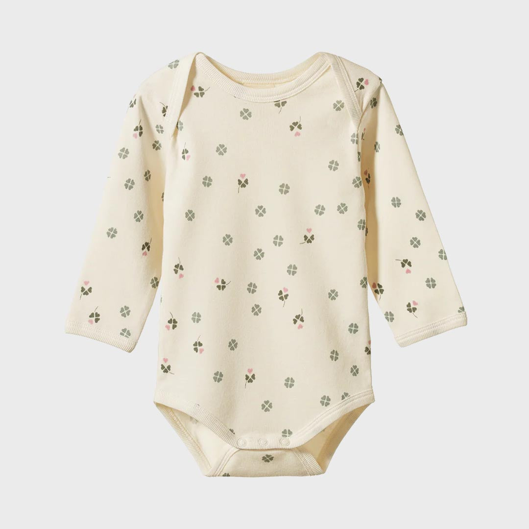Cotton Bodysuit | Lucky Print