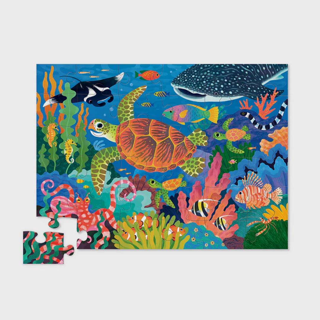 CLASSIC FLOOR PUZZLE | SEA TURTLE
