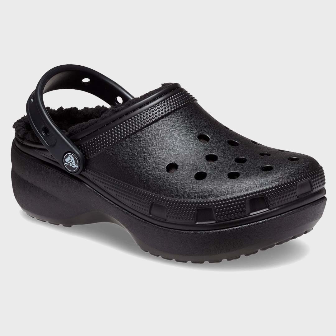 CLASSIC PLATFORM LINED CLOG - BLACK