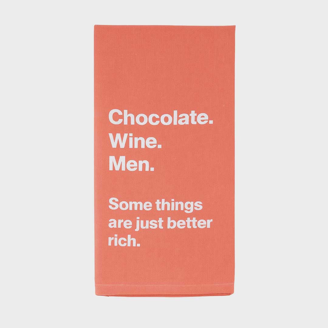 Slogan Tea Towel