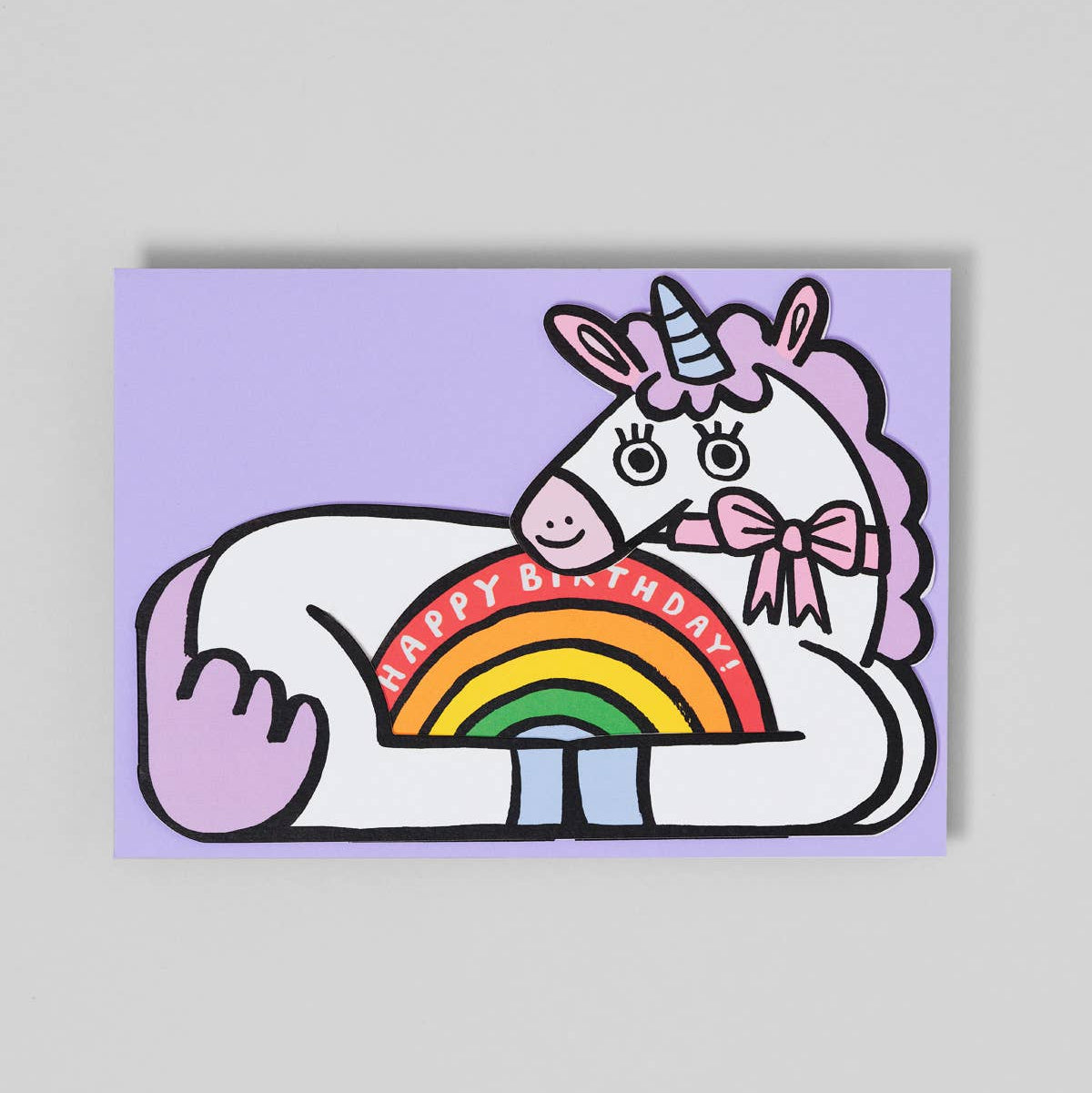 Birthday Card | Unicorn With Mini Card