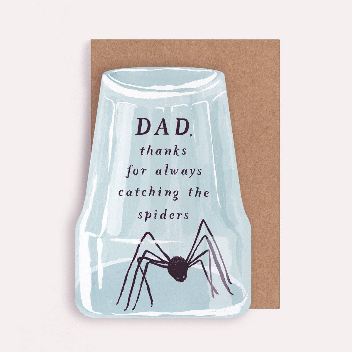 Spider Catching Dad Card | Fathers Day Cards | Dad Cards