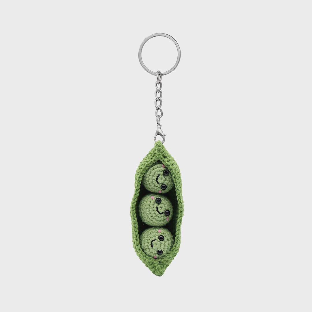 Crochet Bag Charm | Sweet Pea