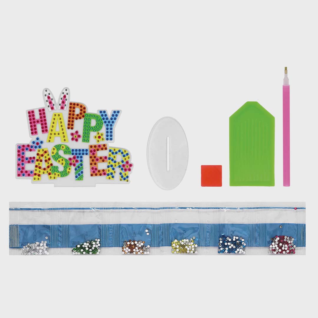 EASTER ACRYLIC DIAMOND ART | HAPPY EASTER