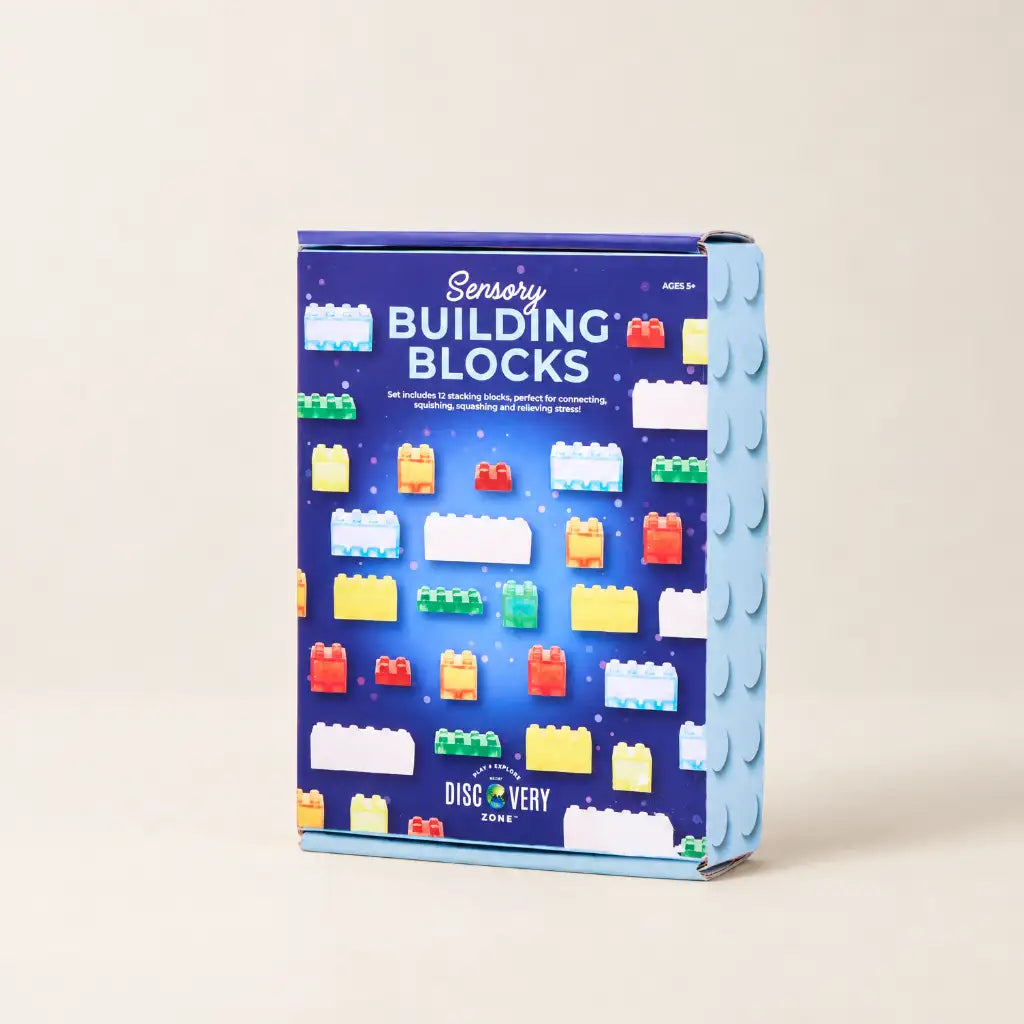 Squishy Sensory Building Blocks Set of 12 | Multi-Coloured