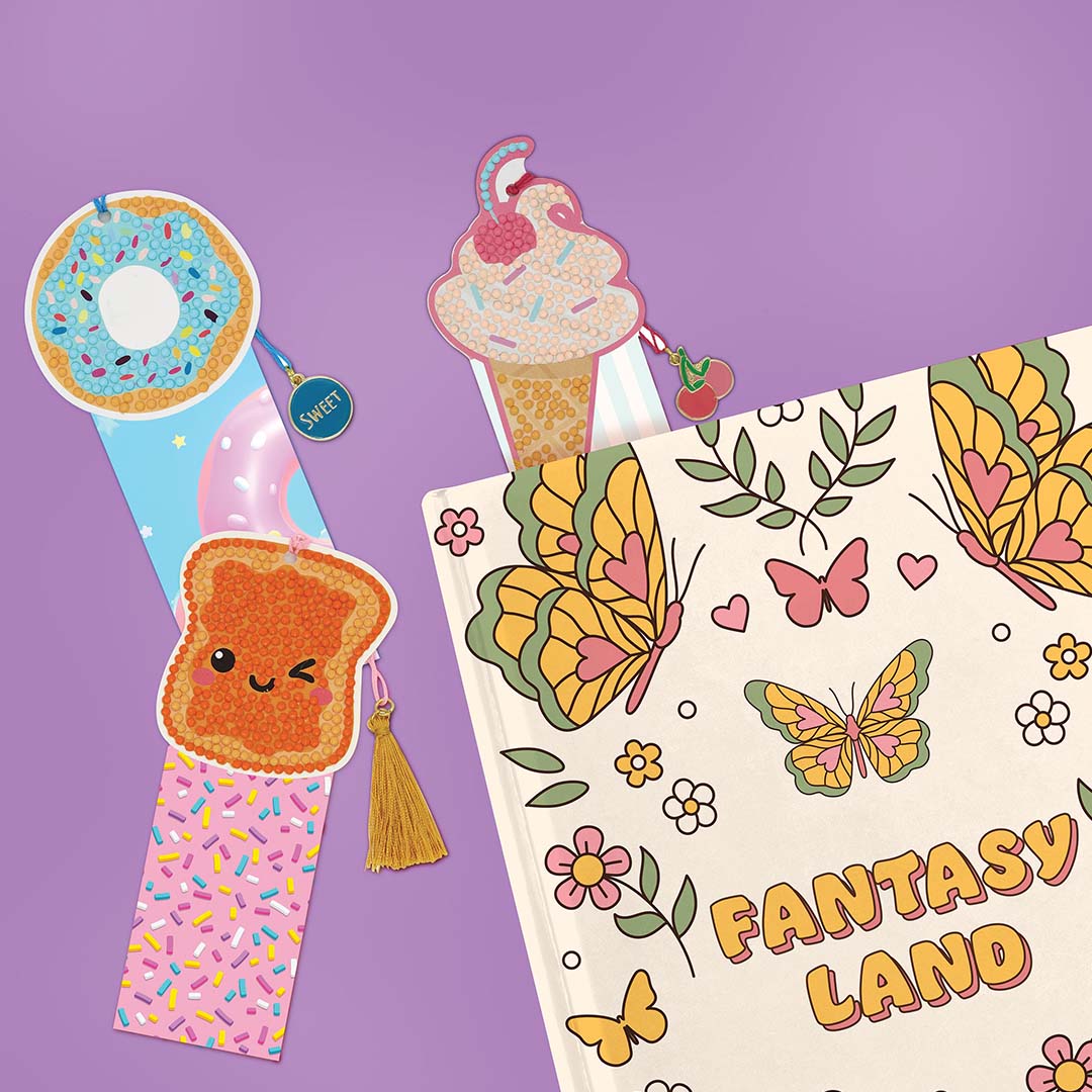 Diamond Art Bookmarks | Sweet Treats