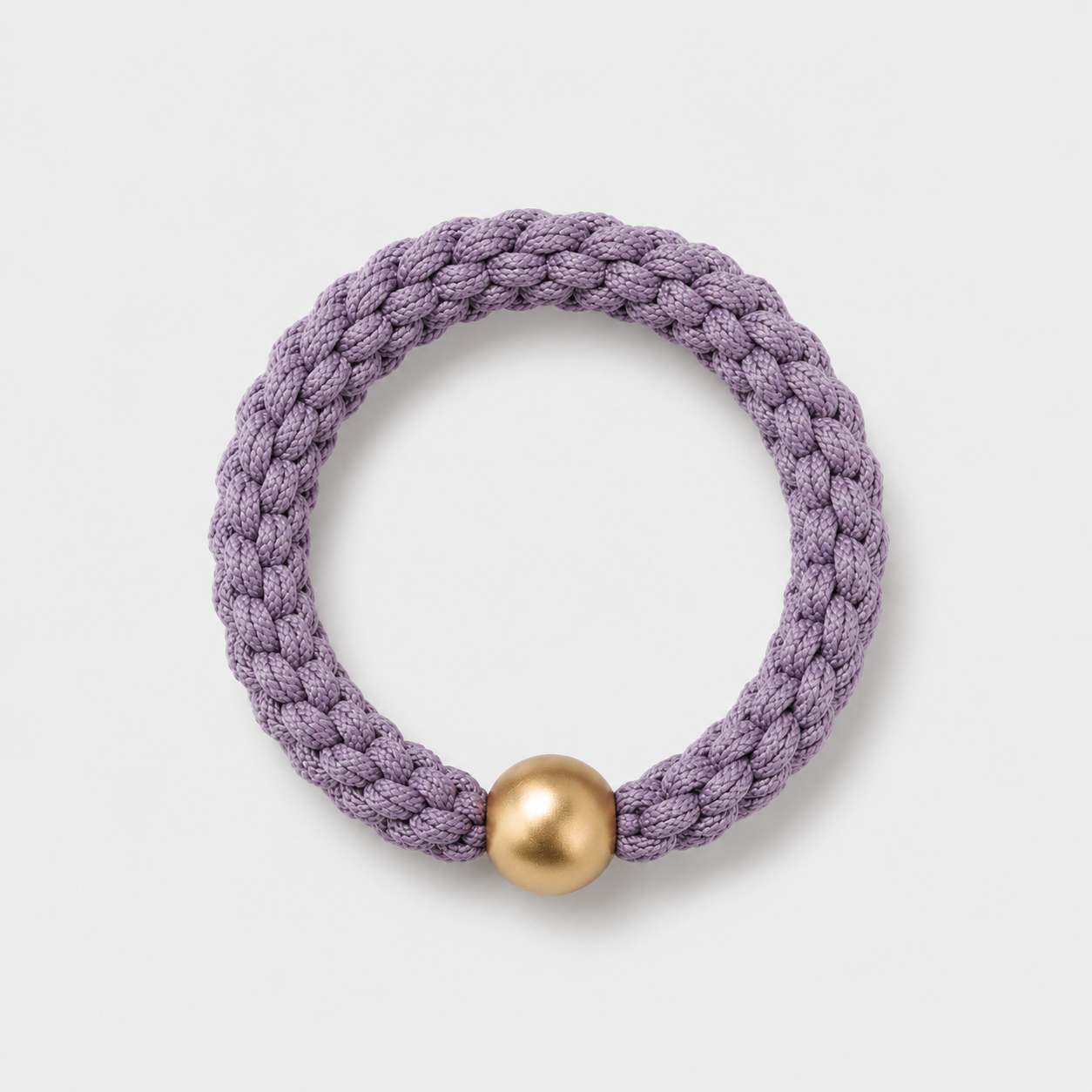 Elastic Braided Hair Tie 3 Pack | Lilac