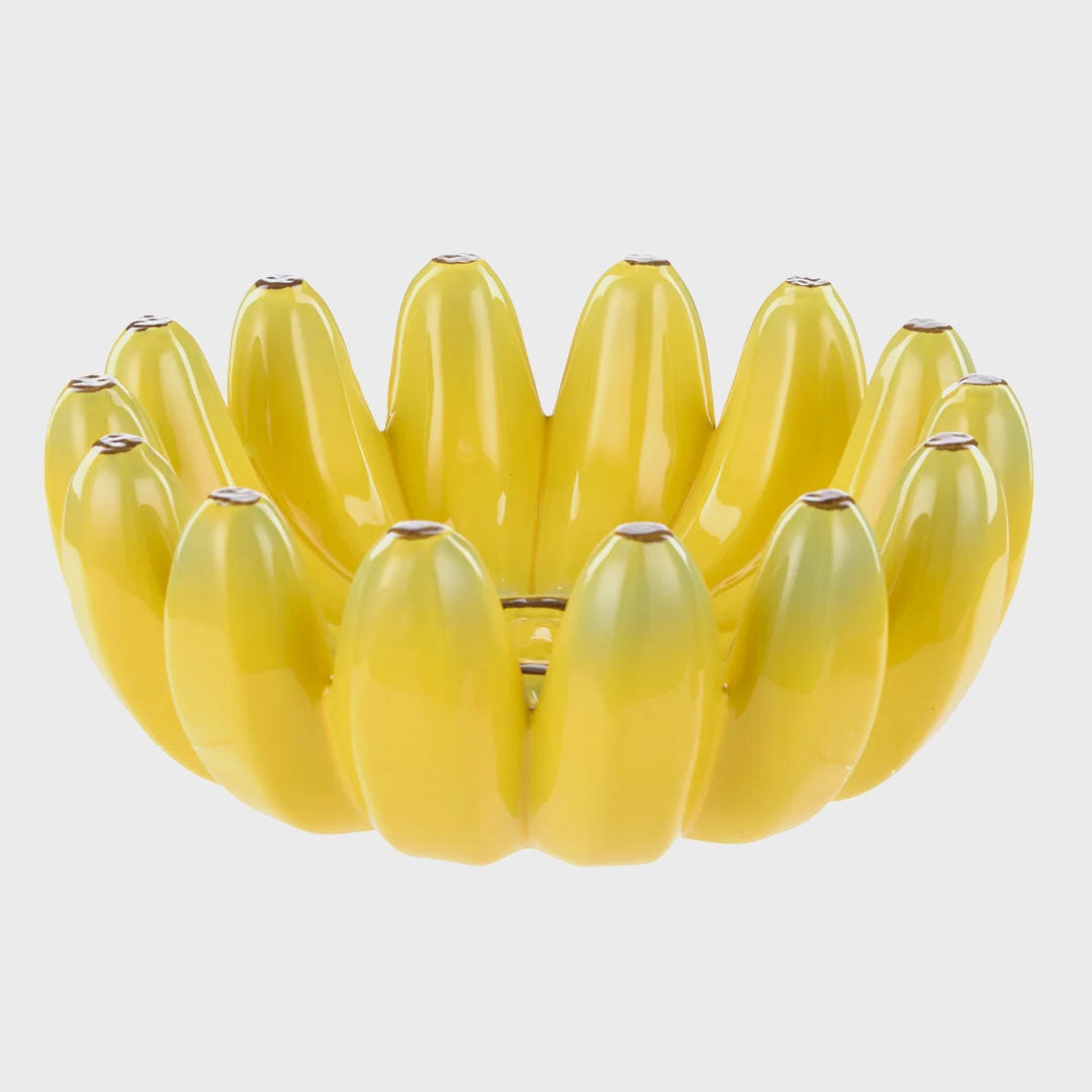 Hunter Ceramic Banana Bowl | Yellow