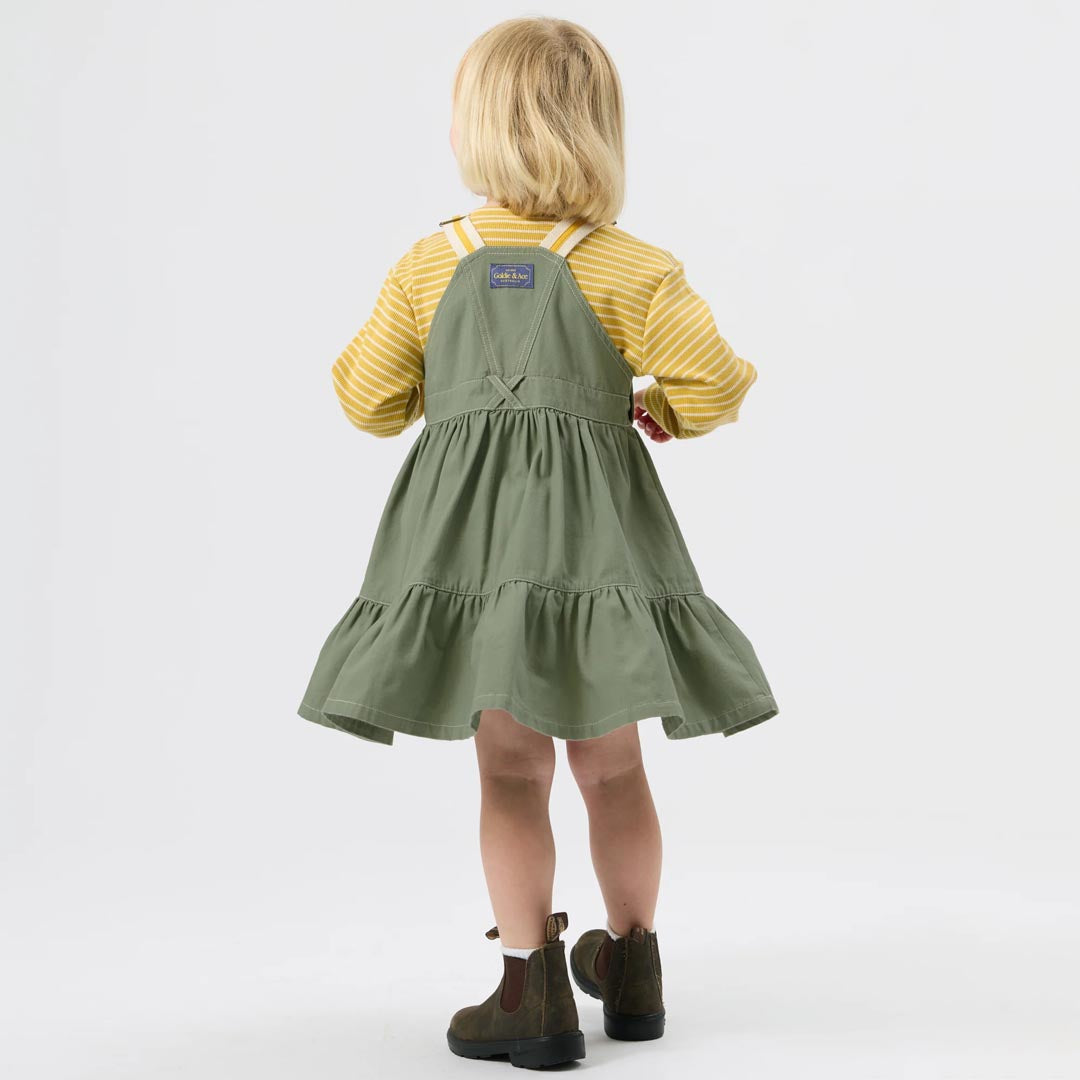 Essential Stripe Rib Top | Yellow