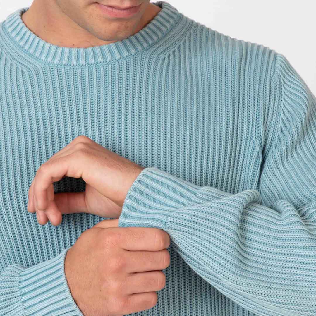 Fisher Chunky Knit | Blue Smoke