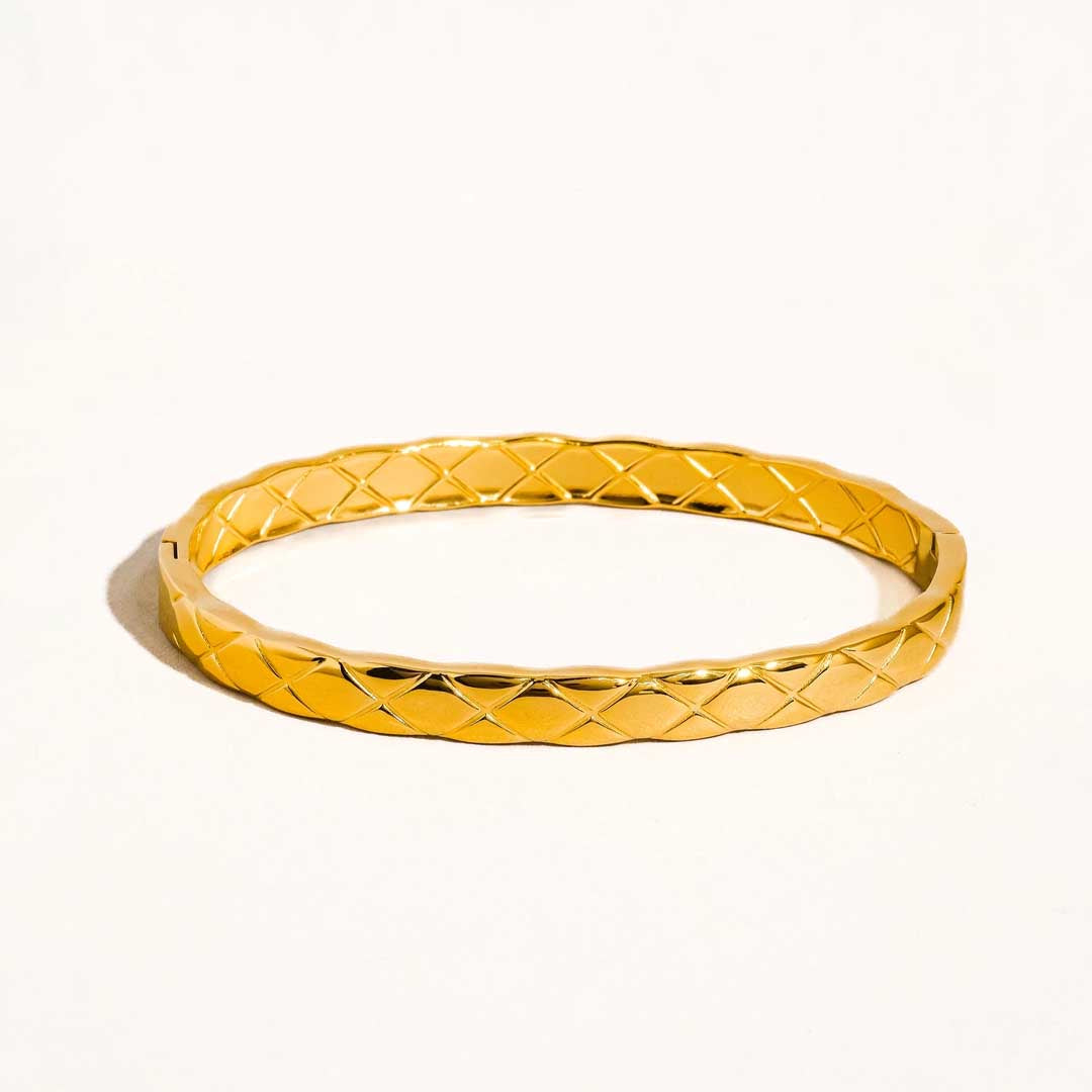 Axl Braided Bangle | 18K Gold