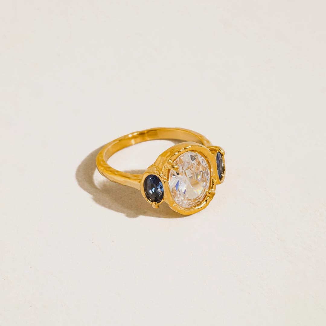 Chamonix Vintage Statement Trio Ring | 18K Gold