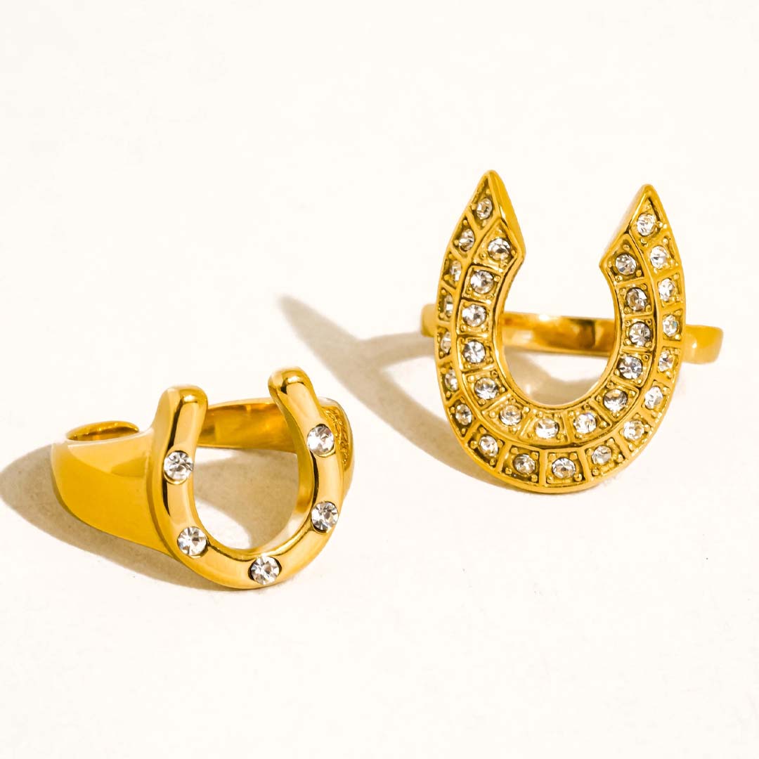 Horseshoe Ring | 18K Gold