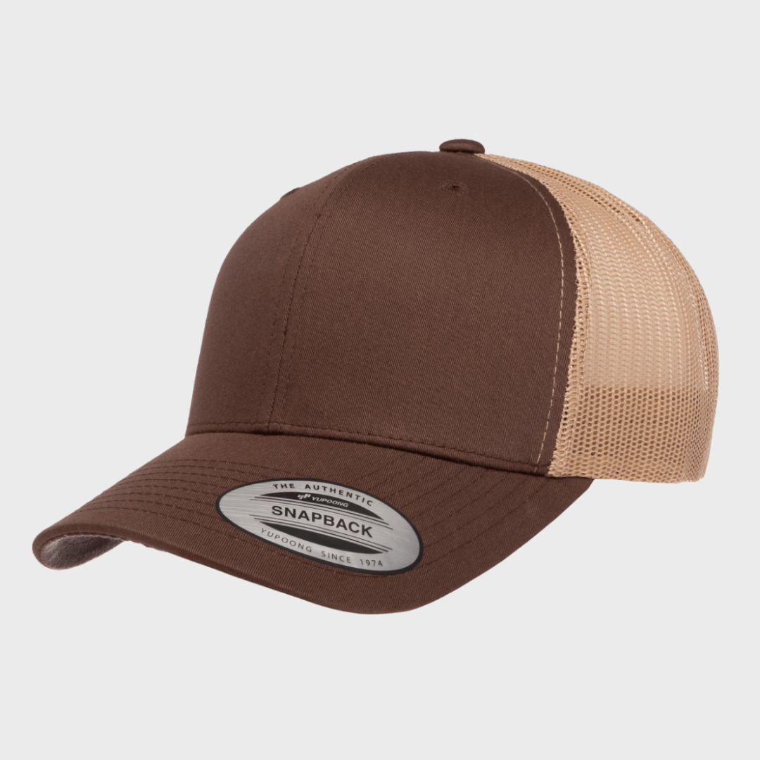 6606T Classic Retro Wade Trucker | Brown Khaki