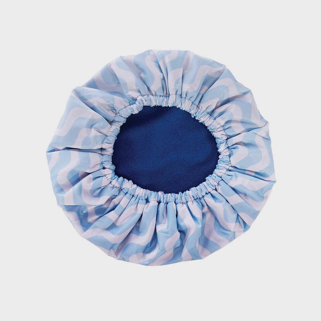 2 in 1 Shower Cap | Blue