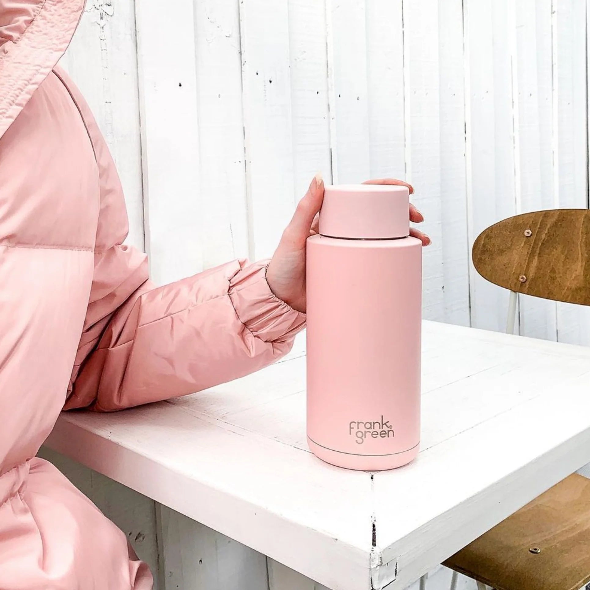 CERAMIC REUSABLE BOTTLE (1 LITRE) | BLUSHED