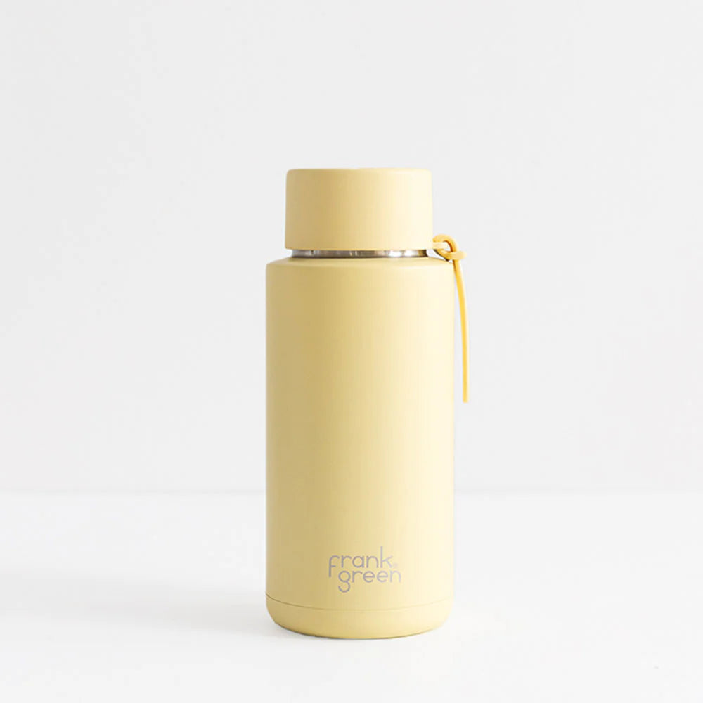 Ceramic Reusable Bottle (1 Litre) | Buttermilk