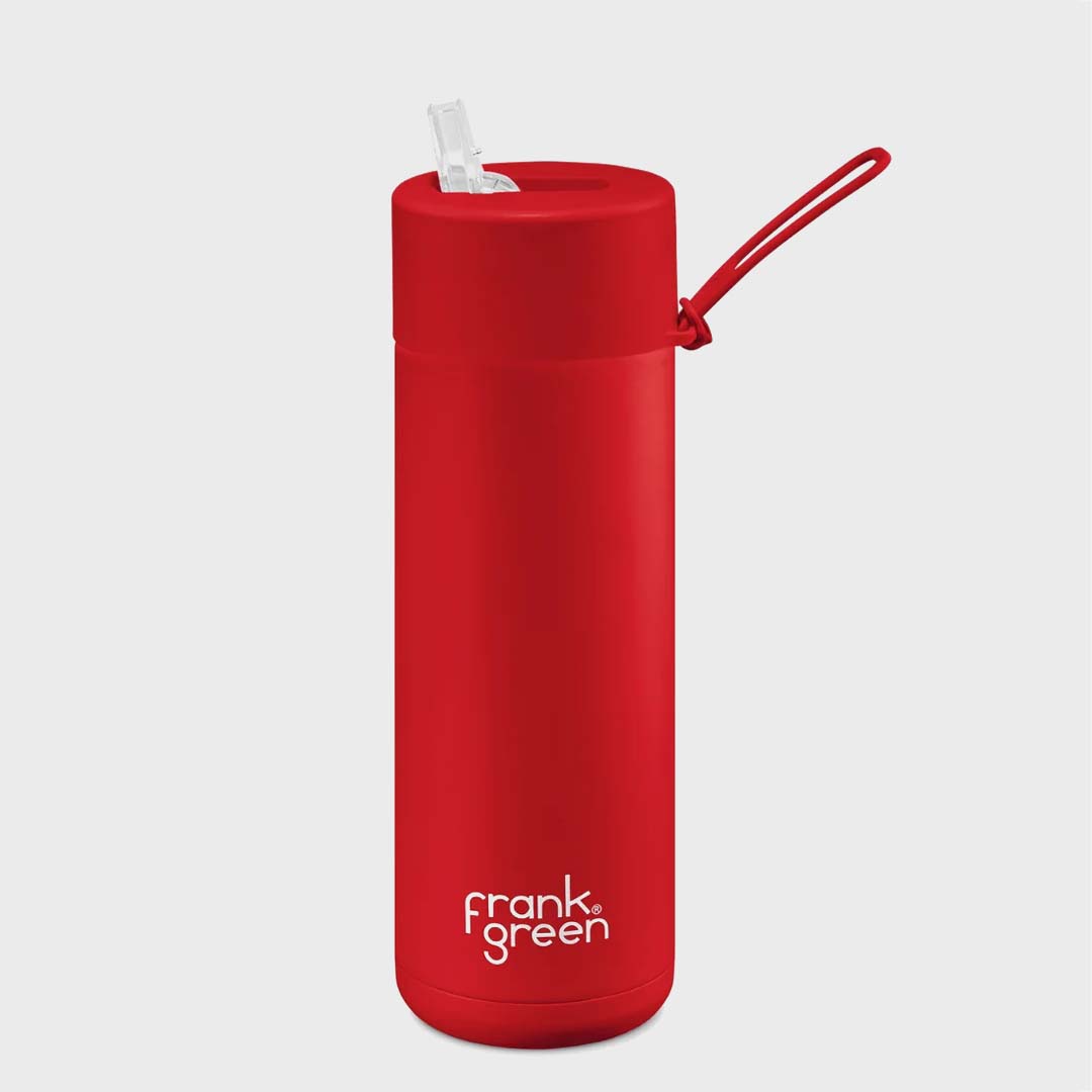 Ceramic Reusable Bottle (595ml) | Atomic Red
