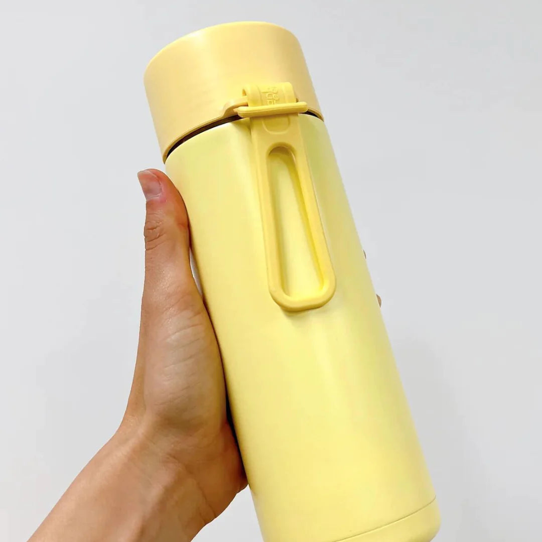 CERAMIC REUSABLE BOTTLE (595ML) | BUTTERMILK