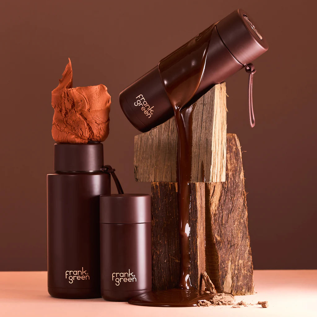 CERAMIC REUSABLE BOTTLE (595ml) | CHOCOLATE