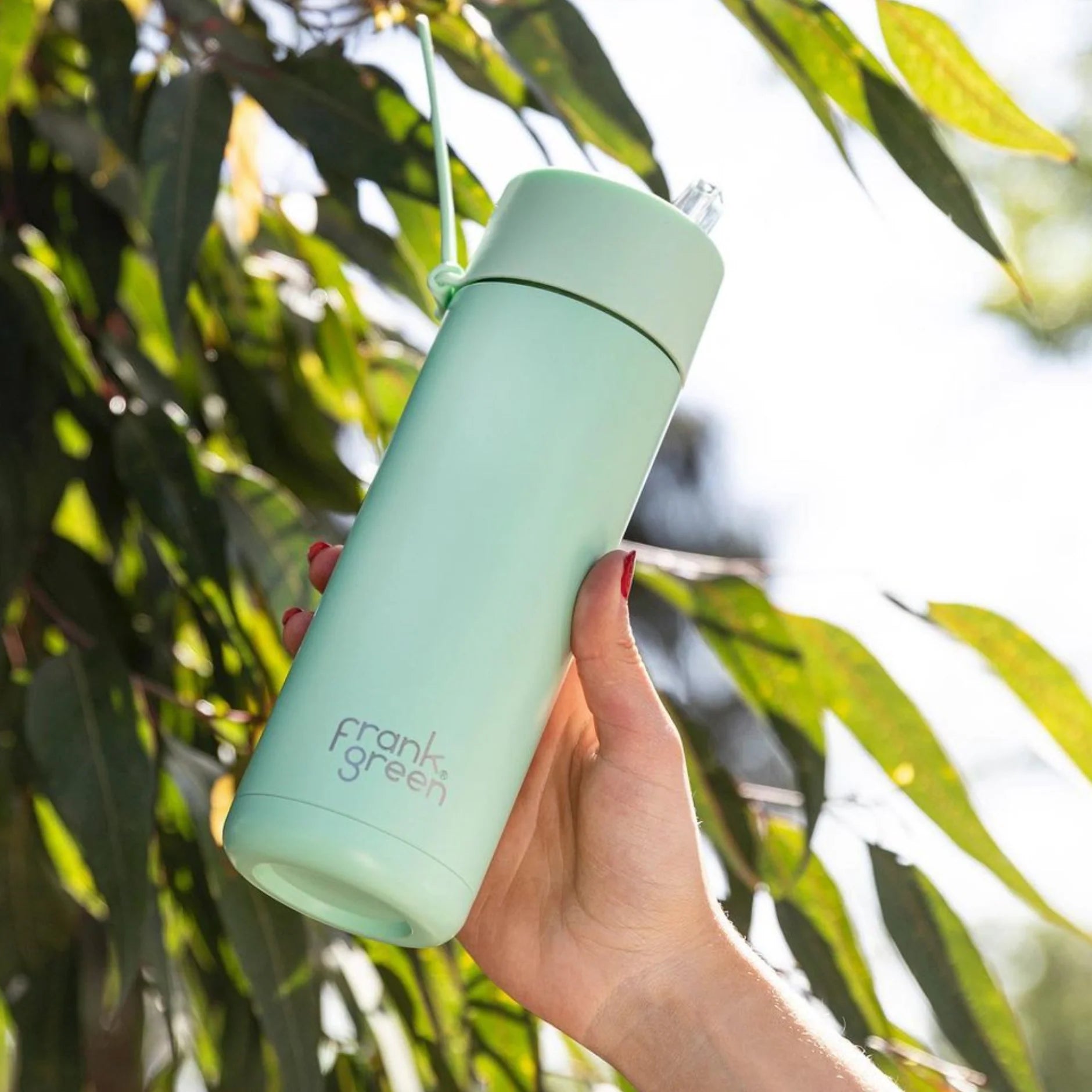 Ceramic Reusable Bottle (595ml) | Mint Gelato