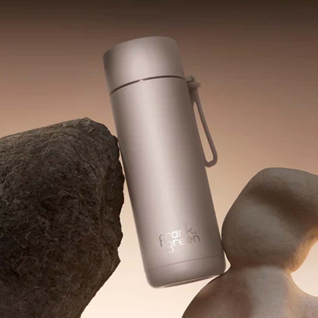 CERAMIC REUSABLE BOTTLE (595ML) | MOON DUST