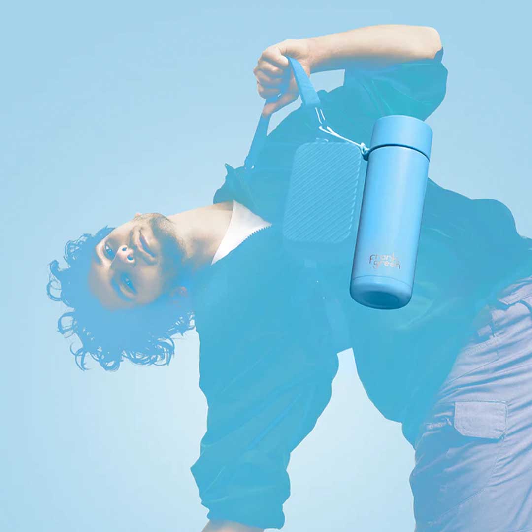 Ceramic Reusable Bottle (595ml) | Sky Blue