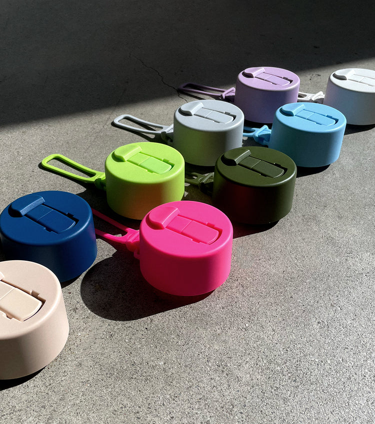 FLIP STRAW LID & STRAP PACK | SKY BLUE