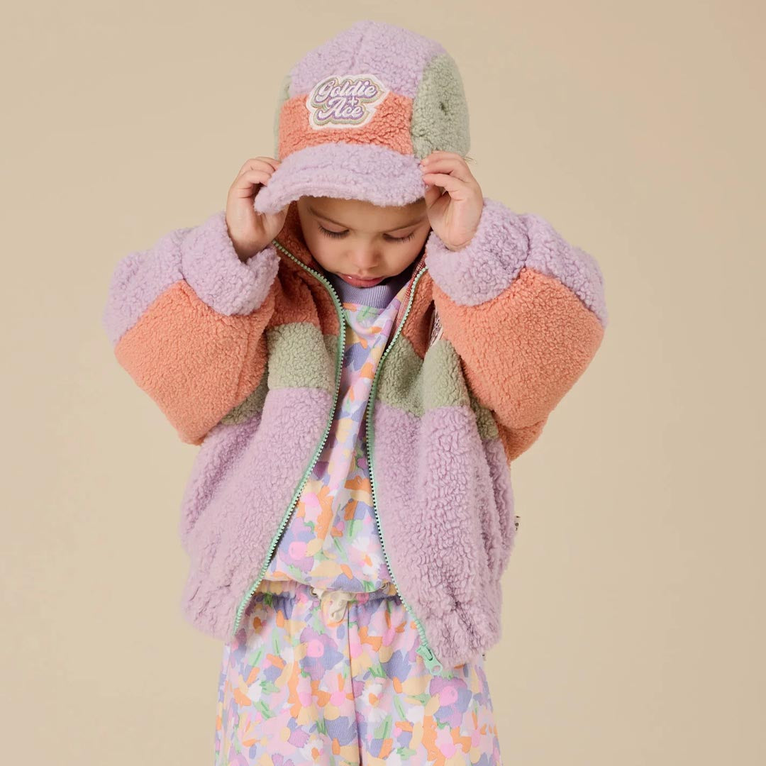 Frankie Sherpa Jacket | Lilac