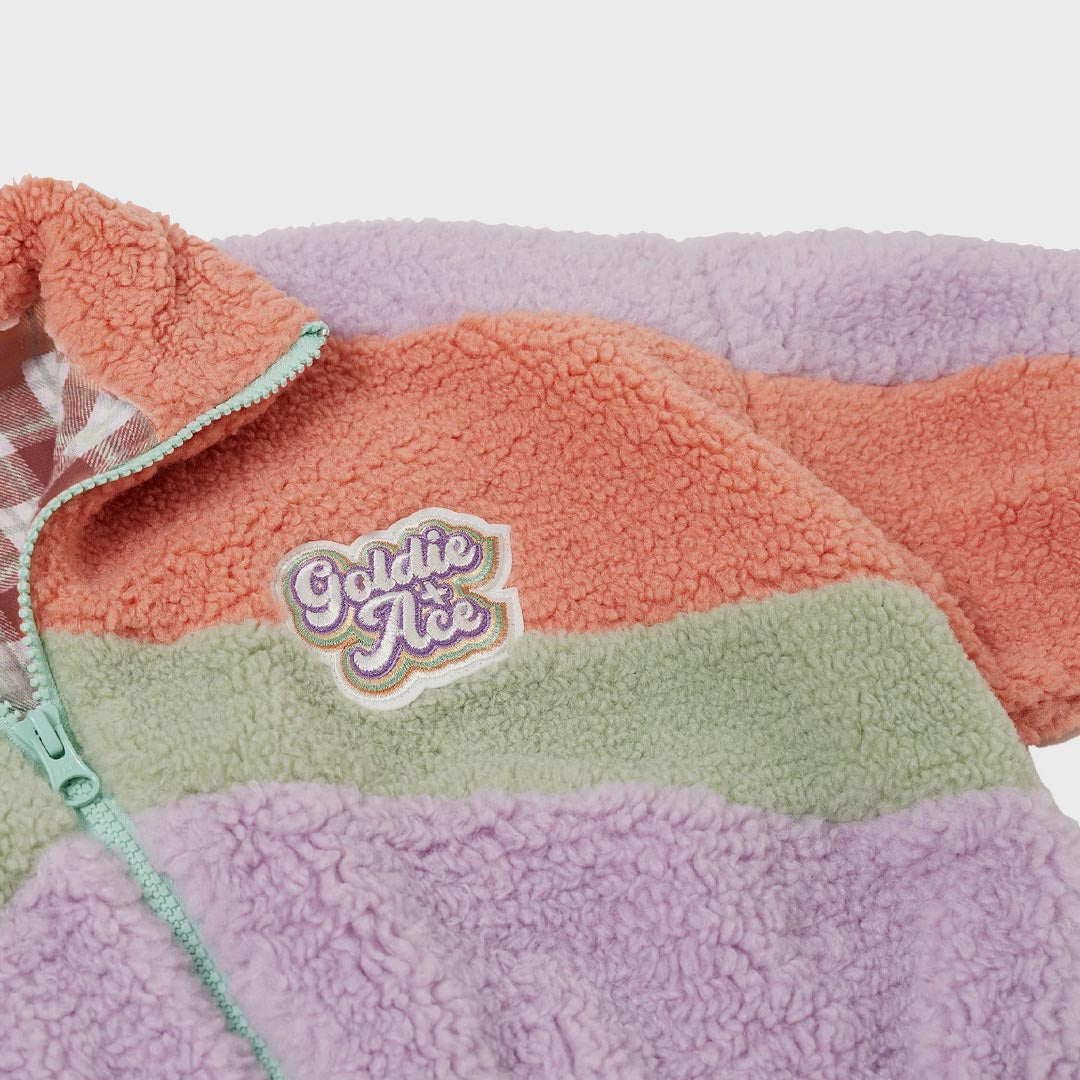 Frankie Sherpa Jacket | Lilac