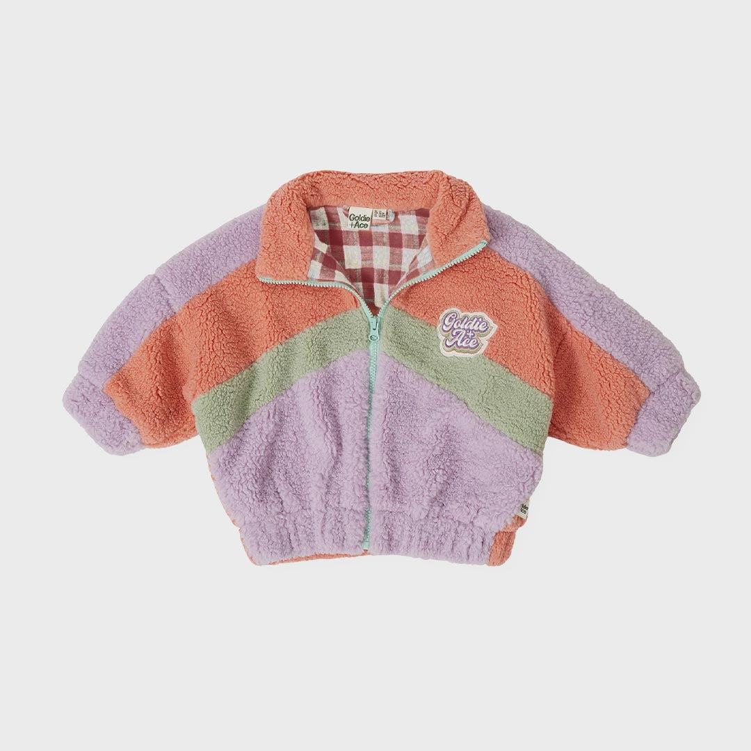 Frankie Sherpa Jacket | Lilac