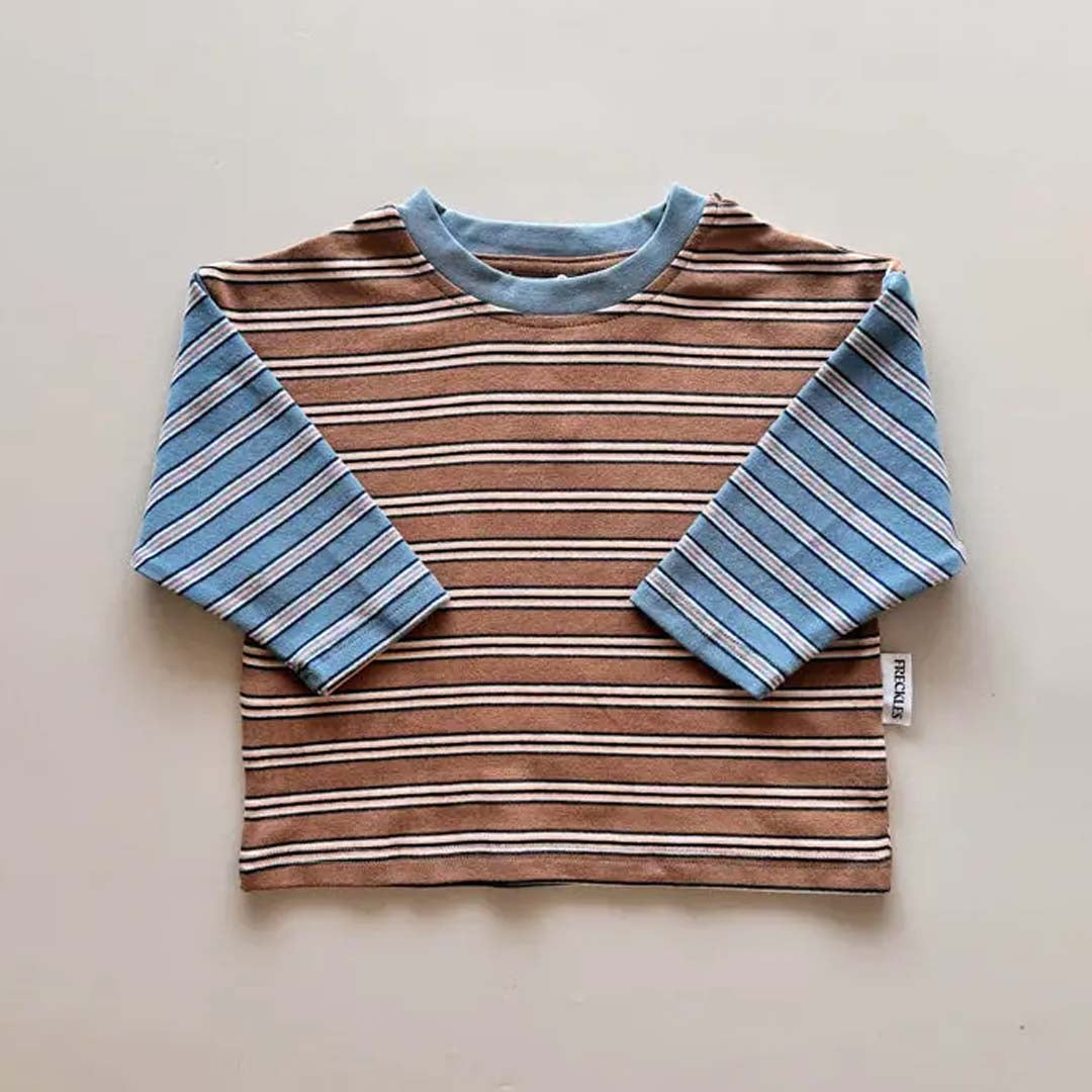 Kids Colour Block Stripe Tee | Sorrento