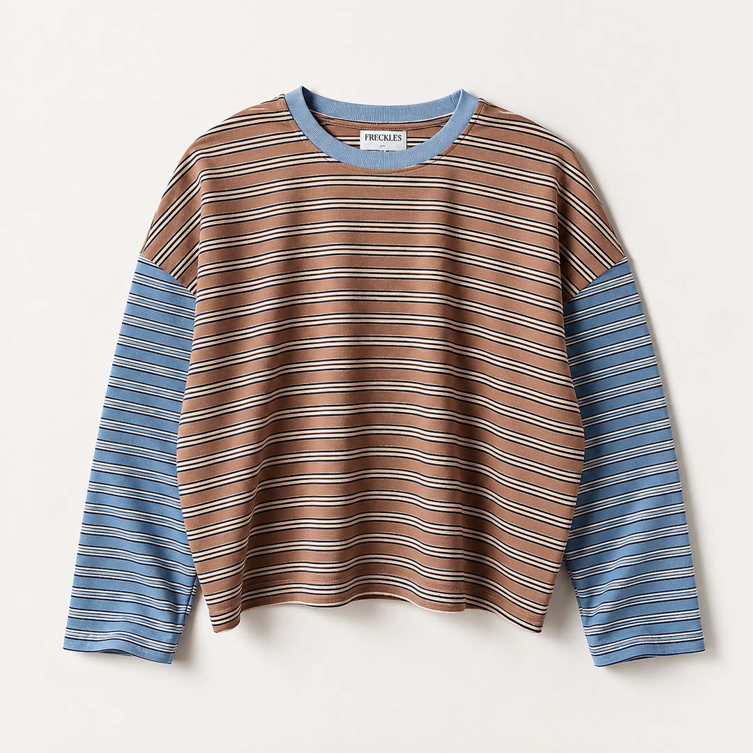 Colour Block Stripe Tee | Sorrento