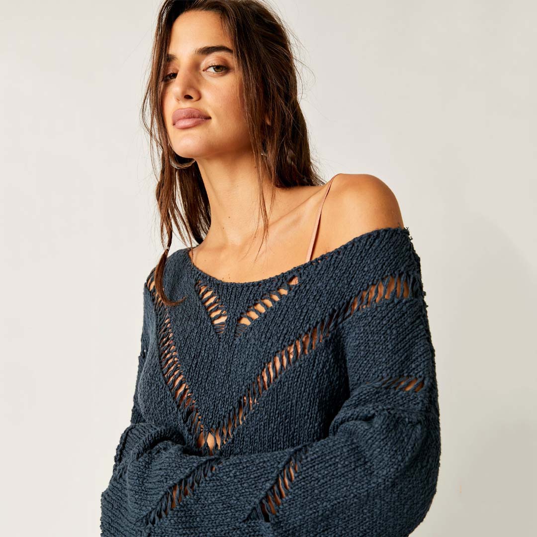 HAYLEY SWEATER | OCEAN ABYSS