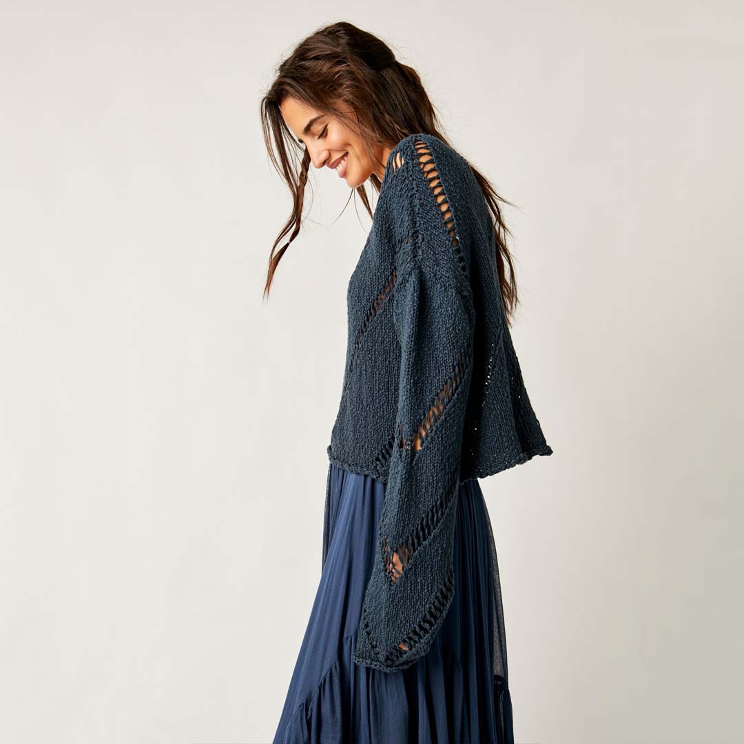 HAYLEY SWEATER | OCEAN ABYSS