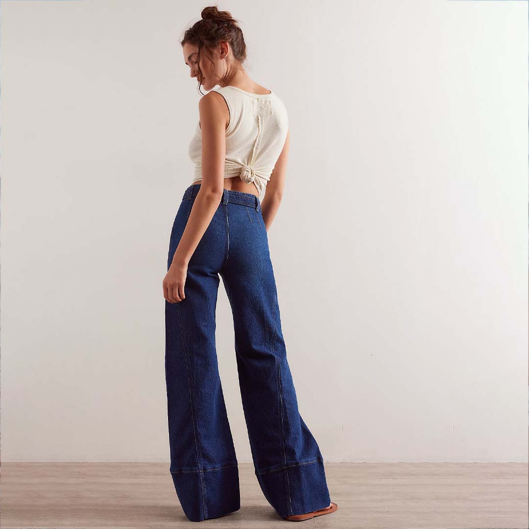 RYLA A-LINE JEANS | DREAMSCAPE BLUE