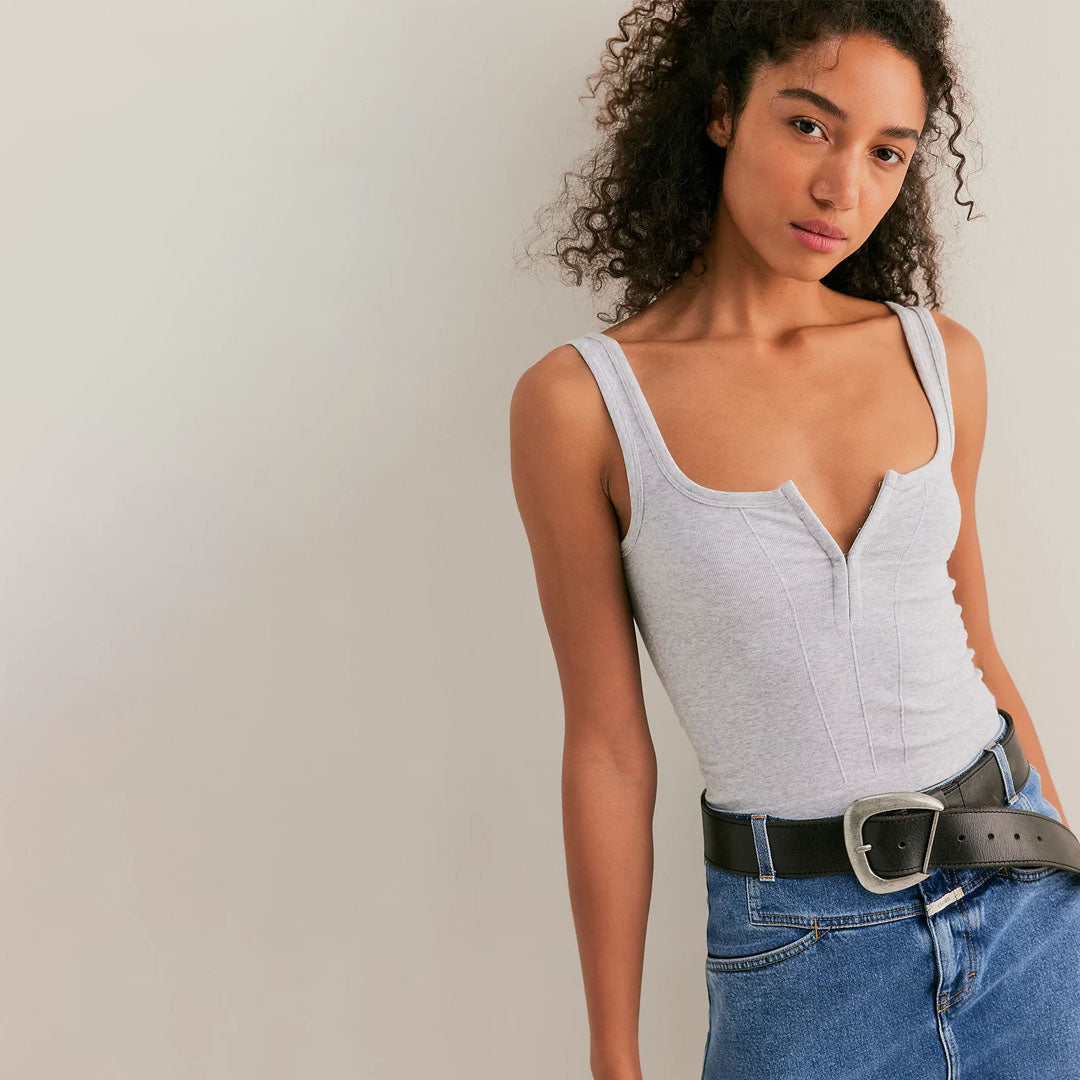 Simply Soft Cami | Heather Grey