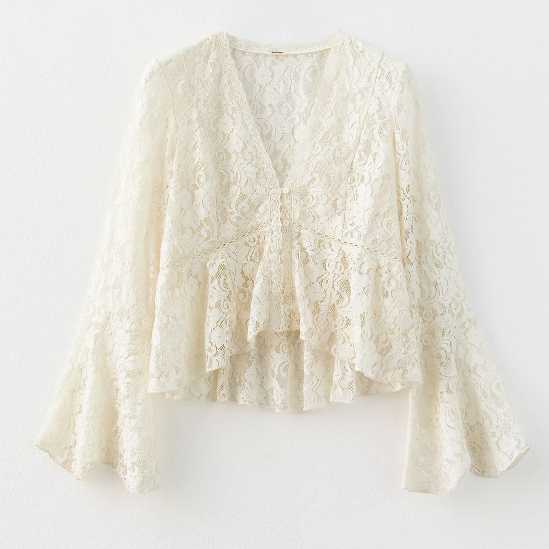 Whispering Love Lace Top | Tofu