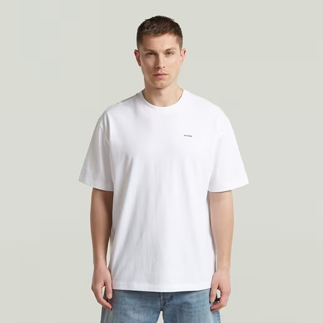 Back Graphic Relaxed T-Shirt | White